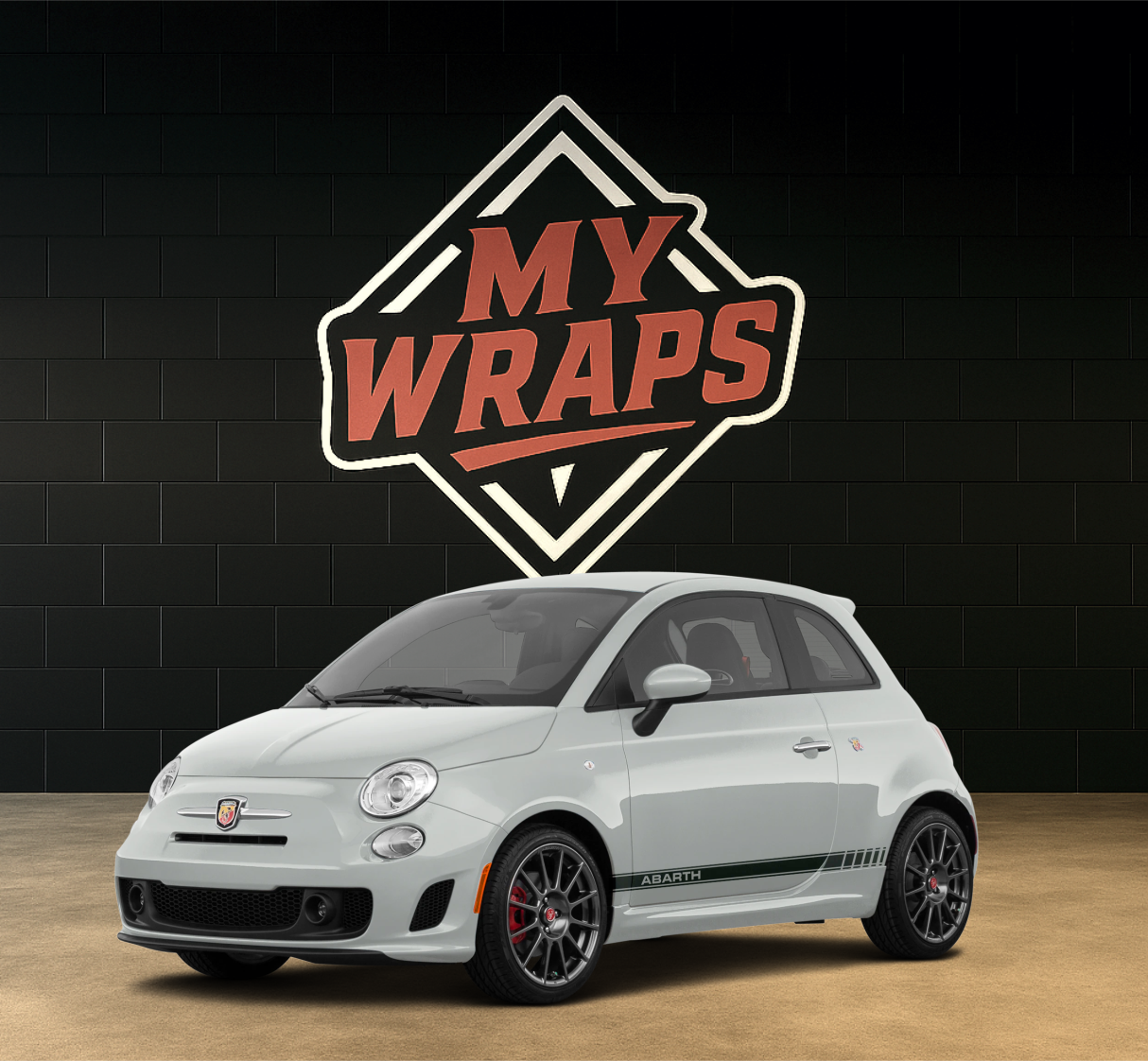 Adesivi Fasce Laterali 500 Abarth (X2)